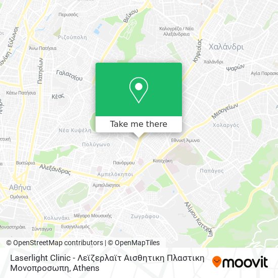 Laserlight Clinic - Λεϊζερλαϊτ Αισθητικη Πλαστικη Μονοπροσωπη map