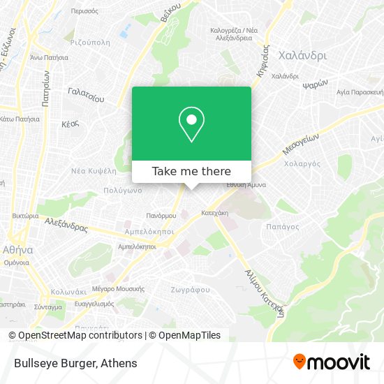 Bullseye Burger map