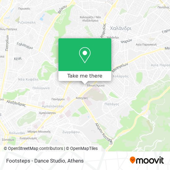 Footsteps - Dance Studio map