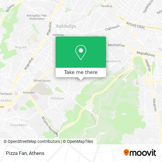 Pizza Fan map