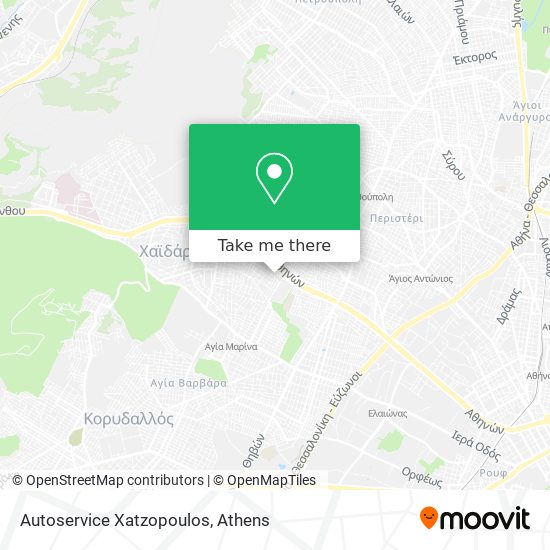 Autoservice Xatzopoulos map