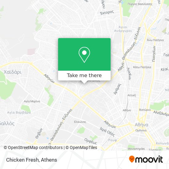 Chicken Fresh map