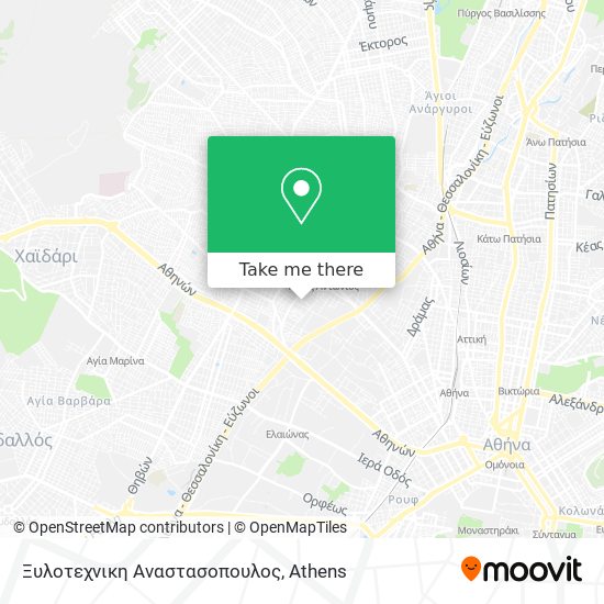 Ξυλοτεχνικη Αναστασοπουλος map