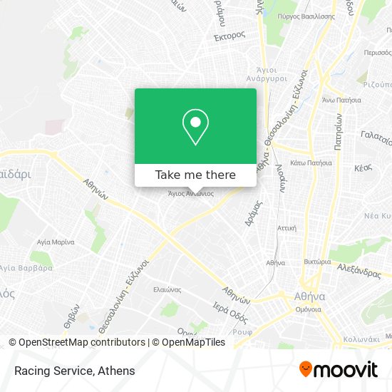 Racing Service map