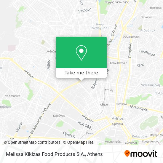 Melissa Kikizas Food Products S.A. map