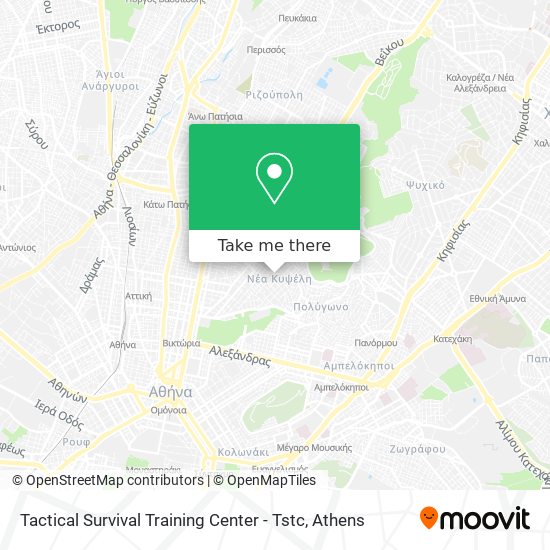 Tactical Survival Training Center - Tstc map