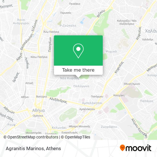 Agranitis Marinos map