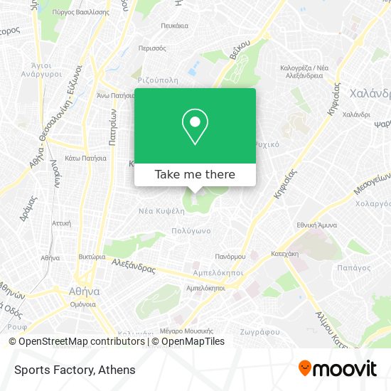 Sports Factory map