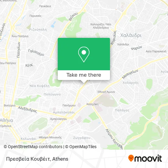 Πρεσβεία Κουβέιτ map
