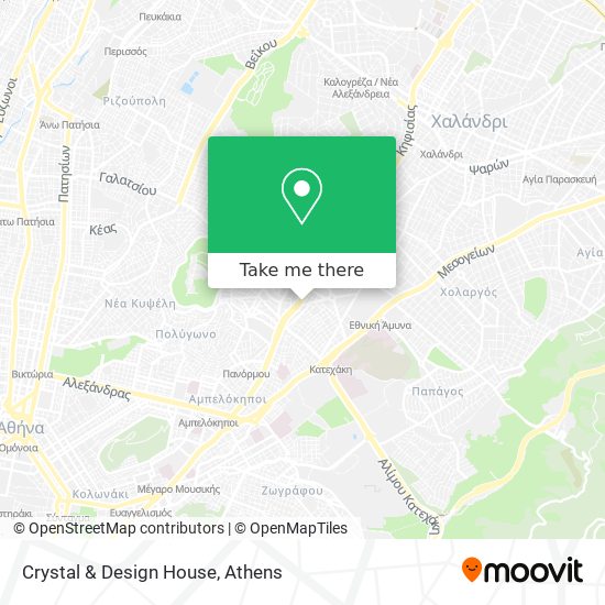 Crystal & Design House map