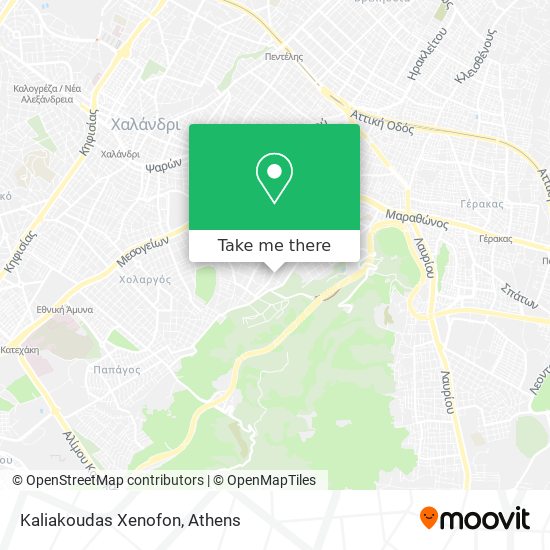 Kaliakoudas Xenofon map