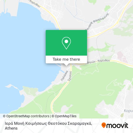 Ιερά Μονή Κοιμήσεως Θεοτόκου Σκαραμαγκά map