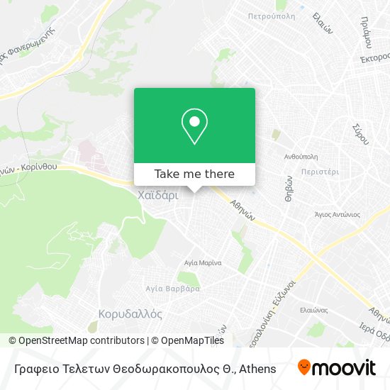 Γραφειο Τελετων Θεοδωρακοπουλος Θ. map