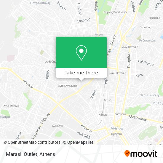 Marasil Outlet map