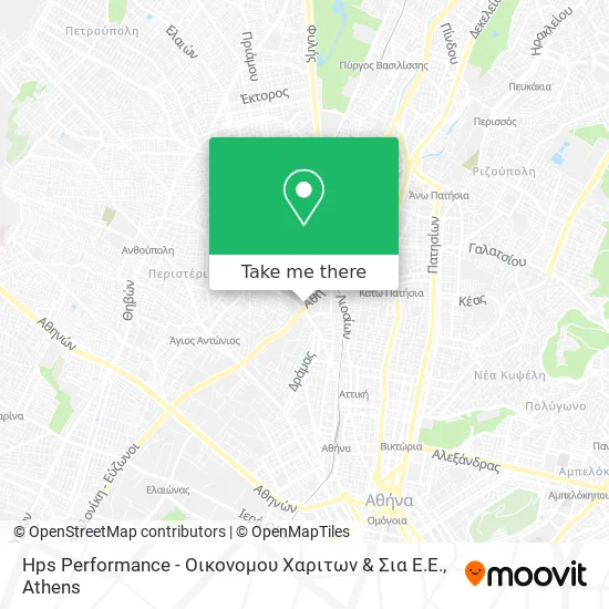 Hps Performance - Οικονομου Χαριτων & Σια Ε.Ε. map