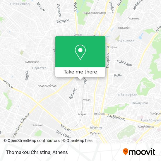 Thomakou Christina map