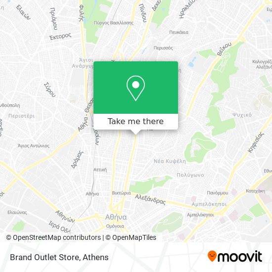 Brand Outlet Store map