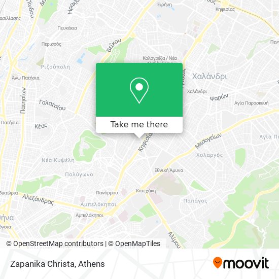 Zapanika Christa map