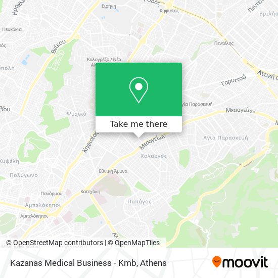 Kazanas Medical Business - Kmb map