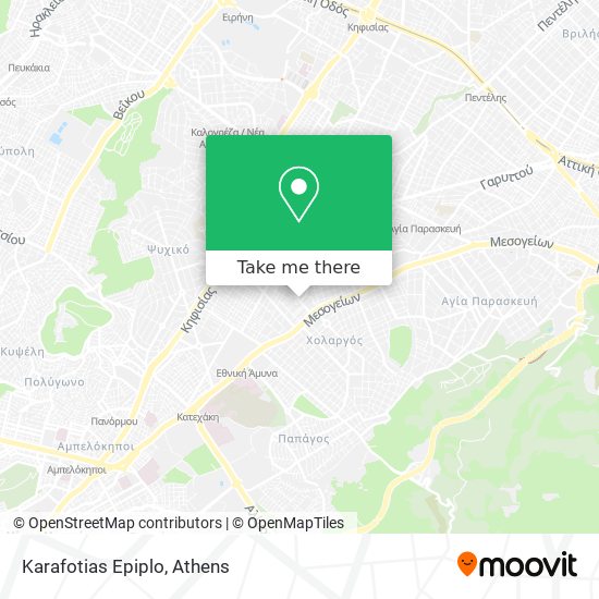 Karafotias Epiplo map