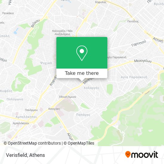 Verisfield map