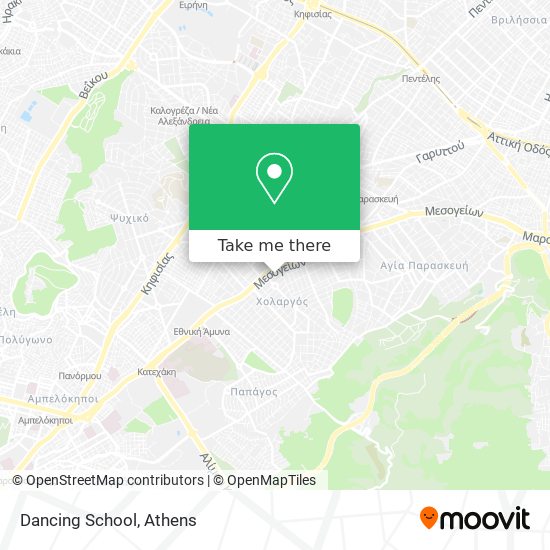 Dancing School map