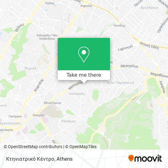 Κτηνιατρικό Κέντρο map