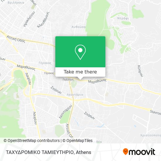 ΤΑΧΥΔΡΟΜΙΚΟ ΤΑΜΙΕΥΤΗΡΙΟ map