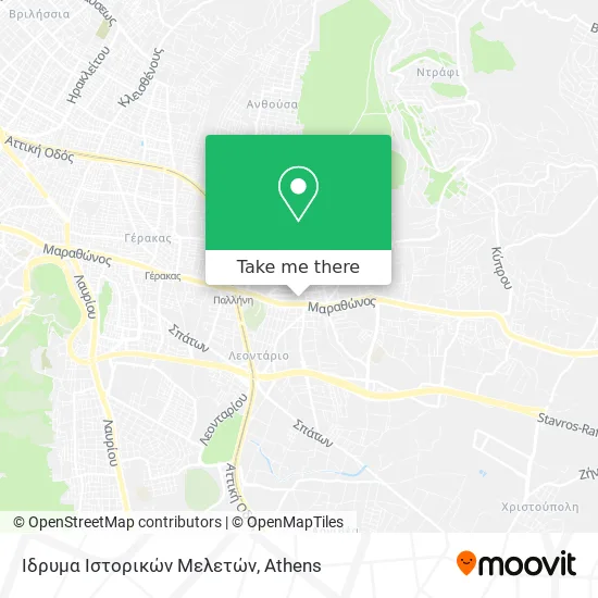 Ίδρυμα Ιστορικών Μελετών map