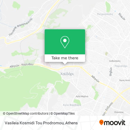 Vasileia Kosmidi Tou Prodromou map