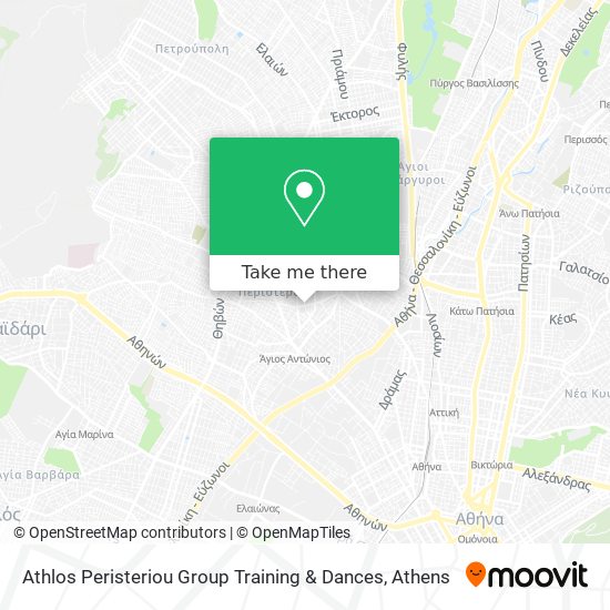 Athlos Peristeriou Group Training & Dances map