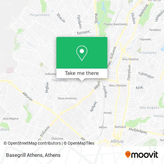 Basegrill Athens map