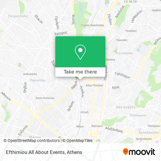 Efthimiou All About Events map