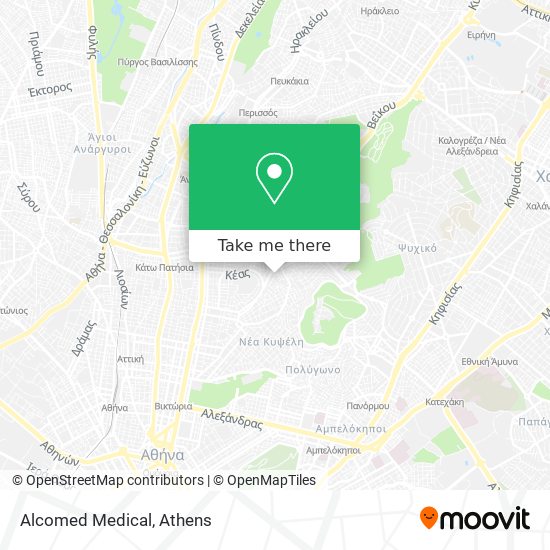 Alcomed Medical map
