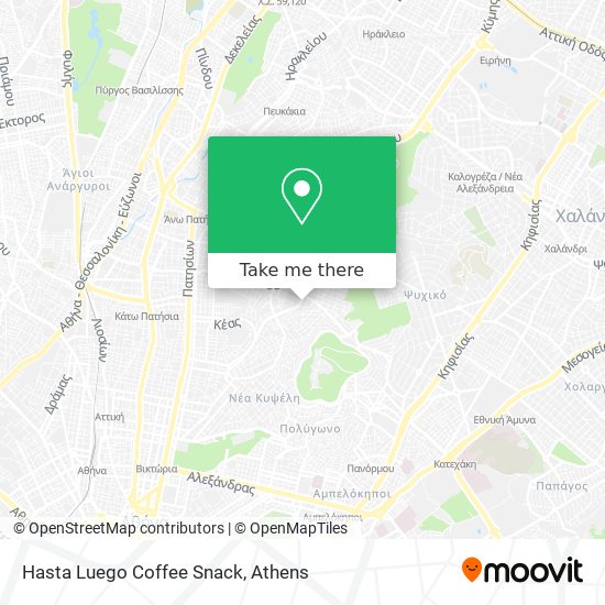 Hasta Luego Coffee Snack map