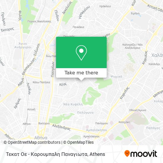 Τεκατ Οε - Καρουμπαλη Παναγιωτα map