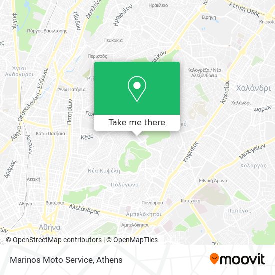 Marinos Moto Service map