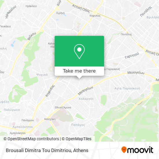 Brousali Dimitra Tou Dimitriou map