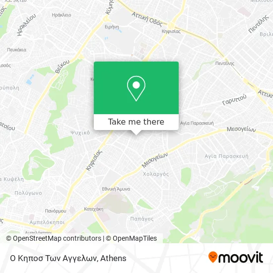 Ο Κηποσ Των Αγγελων map