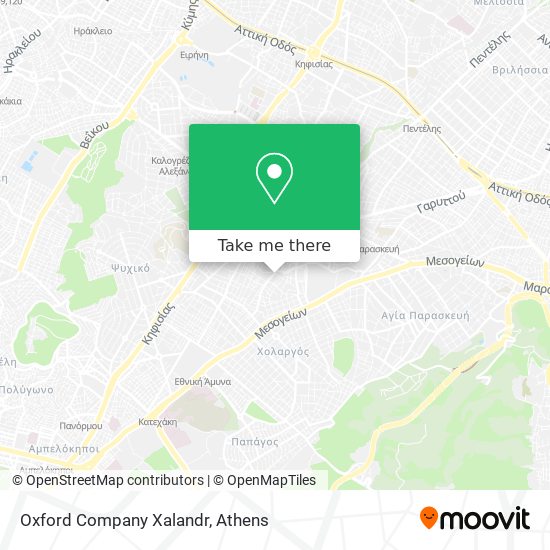 Oxford Company Xalandr map