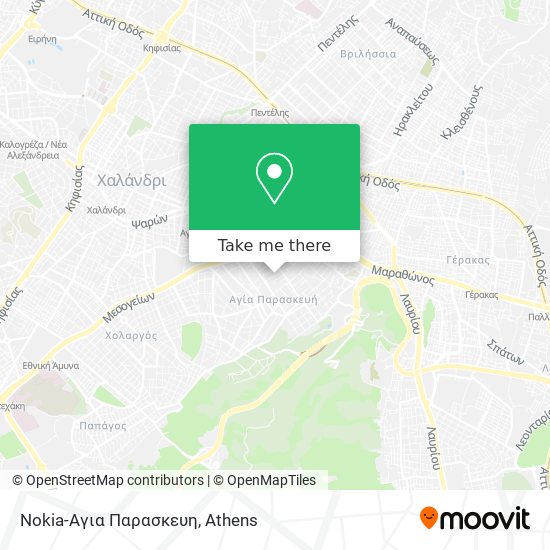 Nokia-Αγια Παρασκευη map