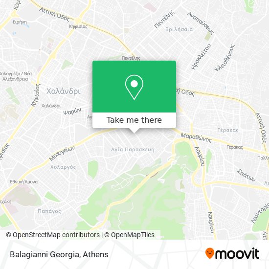 Balagianni Georgia map