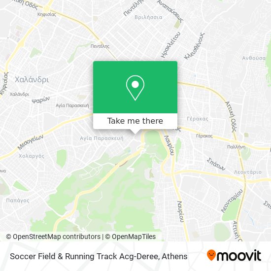Soccer Field & Running Track Acg-Deree map