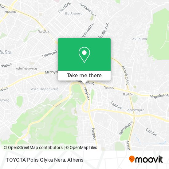 TOYOTA Polis Glyka Nera map