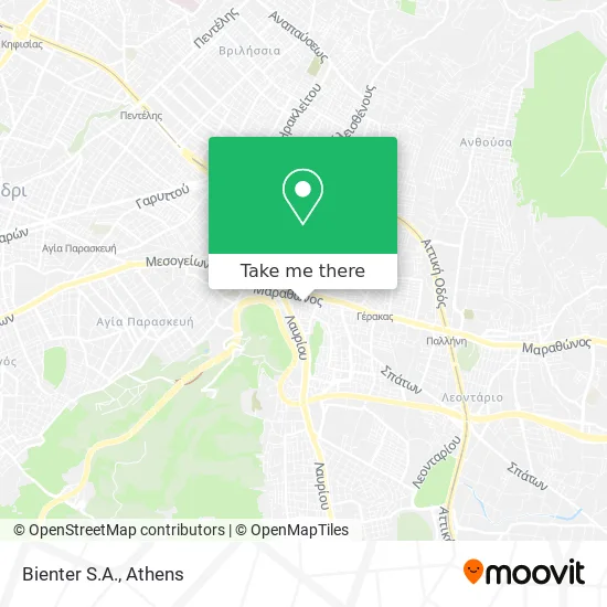 Bienter S.A. map