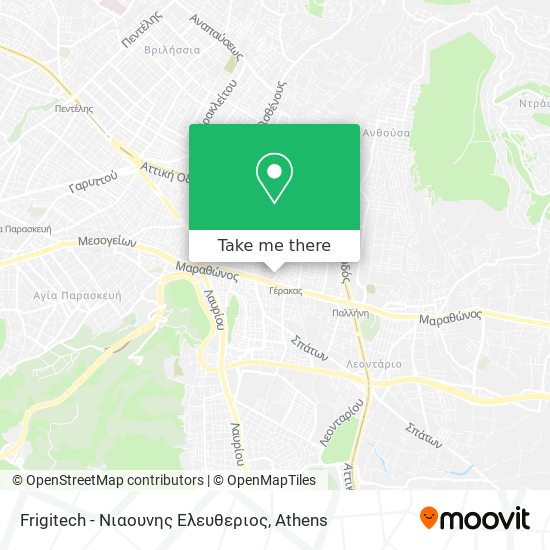 Frigitech - Νιαουνης Ελευθεριος map