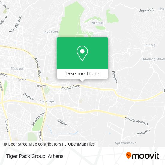 Tiger Pack Group map