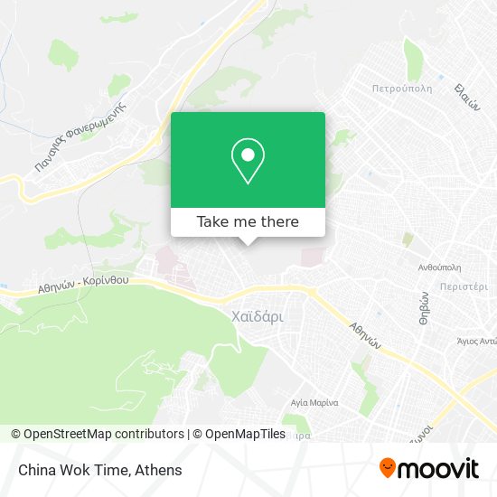 China Wok Time map