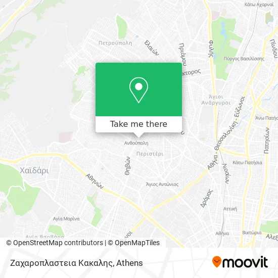 Ζαχαροπλαστεια Κακαλης map