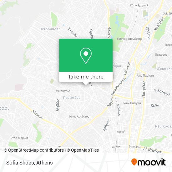 Sofia Shoes map